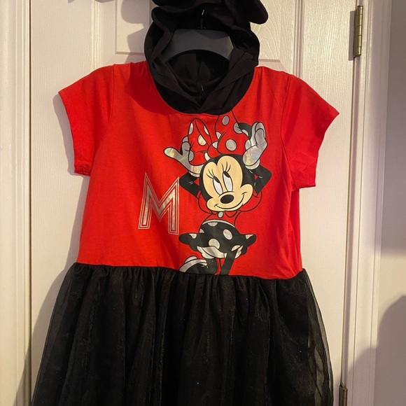NWT Disney Hooded Minnie Mouse Dress - Picture 8 of 9
